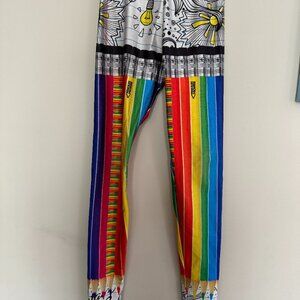 ✏️ Zara Terez Colored Pencils Artwork leggings size M